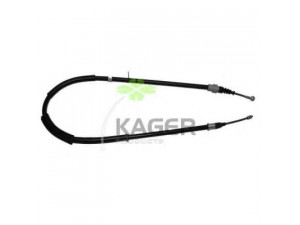 KAGER 19-1836 trosas, stovėjimo stabdys 
 Stabdžių sistema -> Valdymo svirtys/trosai
8Z0609721E