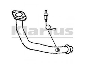 KLARIUS 301329 išleidimo kolektorius 
 Išmetimo sistema -> Išmetimo vamzdžiai
174100D020, 1741022140