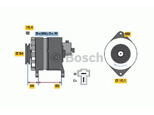 BOSCH 9 120 334 640 kintamosios srovės generatorius
03903864 0, 23100 D9713