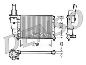 DENSO DRM09095 radiatorius, variklio aušinimas 
 Aušinimo sistema -> Radiatorius/alyvos aušintuvas -> Radiatorius/dalys
46465015, 7718660