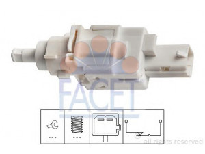 FACET 7.1179 stabdžių žibinto jungiklis; jungiklis, sankabos valdiklis 
 Stabdžių sistema -> Stabdžių žibinto jungiklis
46742974, 51713873, 4534 39, 4534 45
