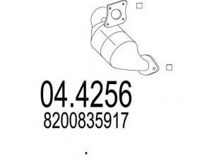 MTS 04.4256 katalizatoriaus keitiklis 
 Išmetimo sistema -> Katalizatoriaus keitiklis
8200835917
