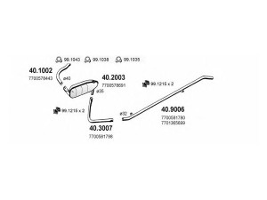 ASSO ART2078 išmetimo sistema 
 Išmetimo sistema -> Išmetimo sistema, visa