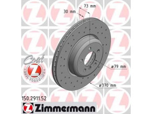 ZIMMERMANN 150.2911.52 stabdžių diskas 
 Dviratė transporto priemonės -> Stabdžių sistema -> Stabdžių diskai / priedai
3410 6 797 606