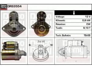 DELCO REMY DRS3554 starteris 
 Elektros įranga -> Starterio sistema -> Starteris
25192219, 96430344, 96469960, 96843577