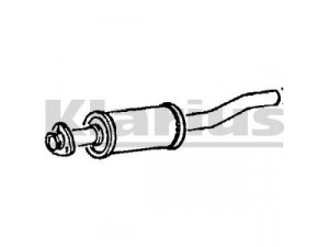 KLARIUS 210009 vidurinis duslintuvas 
 Išmetimo sistema -> Duslintuvas
893253209H, 893253209P, 893253209H