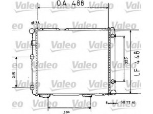 VALEO 819383 radiatorius, variklio aušinimas 
 Aušinimo sistema -> Radiatorius/alyvos aušintuvas -> Radiatorius/dalys
2015005303