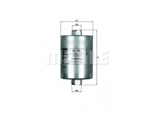 KNECHT KL 93 kuro filtras 
 Techninės priežiūros dalys -> Papildomas remontas
156710, 156711, 9151781580, AK11-LA