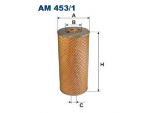 FILTRON AM453/1 oro filtras 
 Techninės priežiūros dalys -> Techninės priežiūros intervalai
270, 1780131040, 1780154040, 1780164030