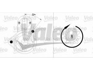 VALEO 455967 starteris 
 Elektros įranga -> Starterio sistema -> Starteris
36100-02-555, 36100-02511, 36100-02550