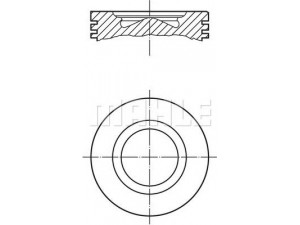 MAHLE ORIGINAL 007 PI 00148 000 stūmoklis 
 Variklis -> Cilindrai/stūmokliai
504076852, 2995769, 2996158, 2996306