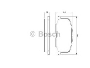 BOSCH 0 986 493 720 stabdžių trinkelių rinkinys, diskinis stabdys 
 Techninės priežiūros dalys -> Papildomas remontas
04465 20040, 04465 20090, 04465 20170