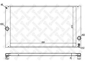 STELLOX 10-26463-SX radiatorius, variklio aušinimas 
 Aušinimo sistema -> Radiatorius/alyvos aušintuvas -> Radiatorius/dalys
3 068 151 7, 3 600 002 8, 3 600 021 1