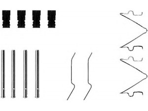 HELLA 8DZ 355 202-481 priedų komplektas, diskinių stabdžių trinkelės 
 Stabdžių sistema -> Diskinis stabdys -> Stabdžių dalys/priedai