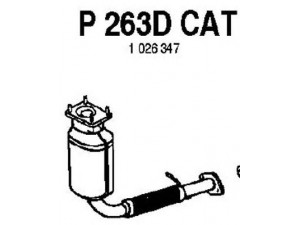 FENNO P263DCAT katalizatoriaus keitiklis 
 Išmetimo sistema -> Katalizatoriaus keitiklis
BM80103H, 1026347, 1078019