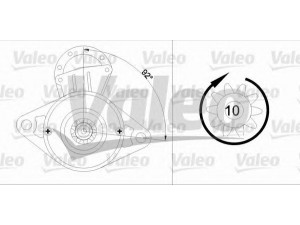 VALEO 455596 starteris 
 Elektros įranga -> Starterio sistema -> Starteris
28100-64100, 2810064100, 28100-64010