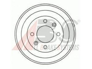 A.B.S. 5255-S stabdžių būgnas 
 Stabdžių sistema -> Būgninis stabdys -> Stabdžių būgnas
4247.24, 91509908, 4247.24