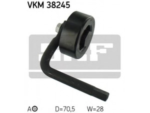 SKF VKM 38245 įtempiklio skriemulys, V formos rumbuotas diržas 
 Diržinė pavara -> V formos rumbuotas diržas/komplektas -> Įtempiklio skriemulys
64 55 2 354 034