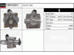 DELCO REMY DSP5281 hidraulinis siurblys, vairo sistema 
 Vairavimas -> Vairo pavara/siurblys
4D0 145 156 A, 4D0 145 156 AX, 8D0 145 156 A