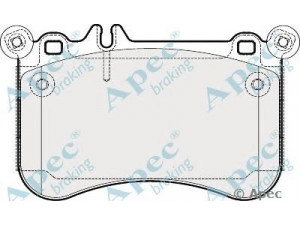 APEC braking PAD1838 stabdžių trinkelių rinkinys, diskinis stabdys 
 Techninės priežiūros dalys -> Papildomas remontas
0064200520, 64200520, A0064200520
