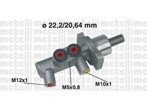 METELLI 05-0383 pagrindinis cilindras, stabdžiai 
 Stabdžių sistema -> Pagrindinis stabdžių cilindras
34 31 1 165 582