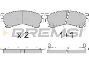 BREMSI BP2864 stabdžių trinkelių rinkinys, diskinis stabdys 
 Techninės priežiūros dalys -> Papildomas remontas
F32Z2001A, F42Z2001A, F42Z2001B
