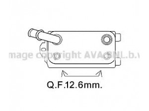 AVA QUALITY COOLING VO3170 alyvos aušintuvas, automatinė transmisija 
 Transmisija -> Automatinė pavarų dėžė -> Radiatorius
30792231