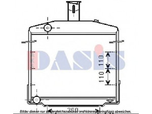 AKS DASIS 440292N radiatorius, variklio aušinimas