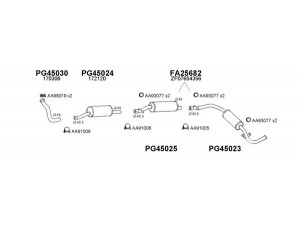 VENEPORTE 450178 išmetimo sistema 
 Išmetimo sistema -> Išmetimo sistema, visa
