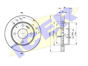 ICER 78BD4844-2 stabdžių diskas 
 Stabdžių sistema -> Diskinis stabdys -> Stabdžių diskas
1 096 104, 1 595 875, 1 619 053