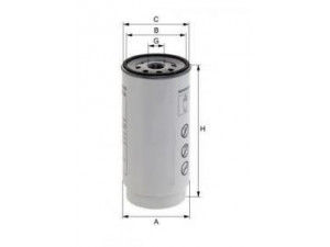 UNIFLUX FILTERS XP120 kuro filtras 
 Techninės priežiūros dalys -> Papildomas remontas
000 477 17 02, 1780730, 20754418
