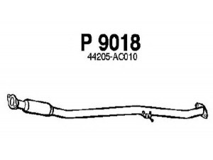 FENNO P9018 vidurinis duslintuvas 
 Išmetimo sistema -> Duslintuvas
44205-AC010