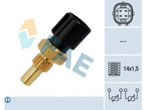 FAE 33860 siuntimo blokas, aušinimo skysčio temperatūra; siuntimo blokas, aušinimo skysčio temperatūra 
 Variklis -> Variklio elektra
011 542 51 17, 0115425117, 0115425117