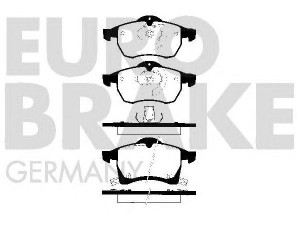 EUROBRAKE 5502223617 stabdžių trinkelių rinkinys, diskinis stabdys 
 Techninės priežiūros dalys -> Papildomas remontas
1605009, 1605957, 1605959, 1605997