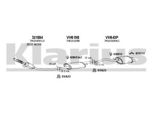 KLARIUS 931038U išmetimo sistema 
 Išmetimo sistema -> Išmetimo sistema, visa