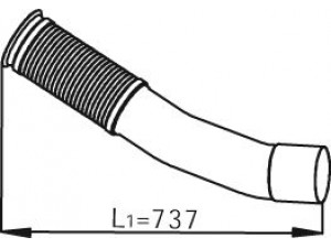 DINEX 54247 išleidimo kolektorius 
 Išmetimo sistema -> Išmetimo vamzdžiai
930.490.5419