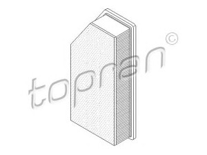 TOPRAN 722 560 oro filtras 
 Techninės priežiūros dalys -> Techninės priežiūros intervalai
1444 QA, 1444 QK, 1444 WL, 1444 QA