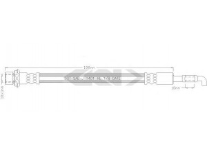 SPIDAN 38761 stabdžių žarnelė 
 Stabdžių sistema -> Stabdžių žarnelės
9094702604