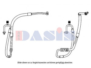 AKS DASIS 885877N aukšto/žemo slėgio linija, oro kondicionavimas 
 Oro kondicionavimas -> Žarnelės/vamzdeliai
1513799, 1521942, 1526272, 1570070