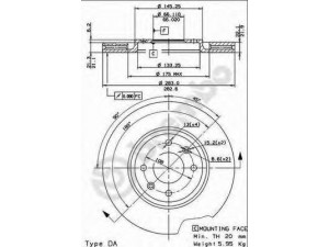 BRECO BS 8097 stabdžių diskas 
 Stabdžių sistema -> Diskinis stabdys -> Stabdžių diskas
4246T9, 4246V0, 4246V6, 95667810