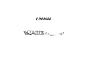 VENEPORTE SB58055 priekinis duslintuvas 
 Išmetimo sistema -> Duslintuvas
4453745, 4753745, 5322714