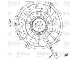 VALEO 698542 ventiliatorius, radiatoriaus 
 Aušinimo sistema -> Oro aušinimas
1253-94, 1253-F1, 125394, 1253F1