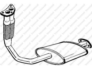 BOSAL 154-019 priekinis duslintuvas 
 Išmetimo sistema -> Duslintuvas
1009254, 1038656, 5029004, 6493590