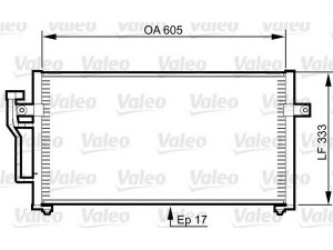 VALEO 817789 kondensatorius, oro kondicionierius 
 Oro kondicionavimas -> Kondensatorius
CAB311B078, MB958166