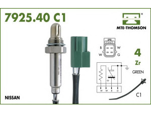 MTE-THOMSON 7925.40.027C1 lambda jutiklis 
 Variklis -> Variklio elektra
226A05-M301