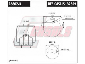CASALS B2609 dėklas, pneumatinė pakaba
20480202, 20531988, 20573113, 20573313