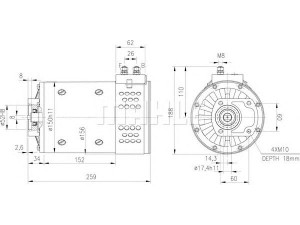 MAHLE ORIGINAL MM 149 elektrovariklis