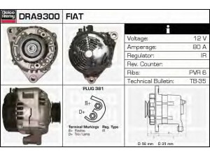 DELCO REMY DRA9300 kintamosios srovės generatorius 
 Elektros įranga -> Kint. sr. generatorius/dalys -> Kintamosios srovės generatorius
A2TA1994, A2TA1994C, A2TA1994D