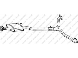 BOSAL 285-387 vidurinis duslintuvas 
 Išmetimo sistema -> Duslintuvas
96629168