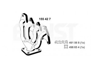 ERNST 155427 kolektorius, išmetimo sistema 
 Išmetimo sistema -> Kolektorius
03C 253 031 G